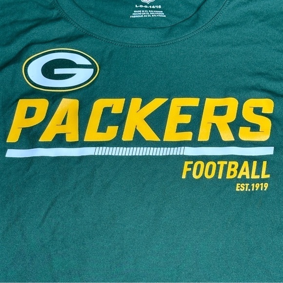 NFL Green Bay Packers t-shirt NWT large 14/16 boys - Picture 3 of 5